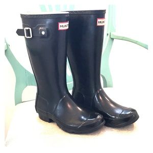 Kids Hunter Boots Black